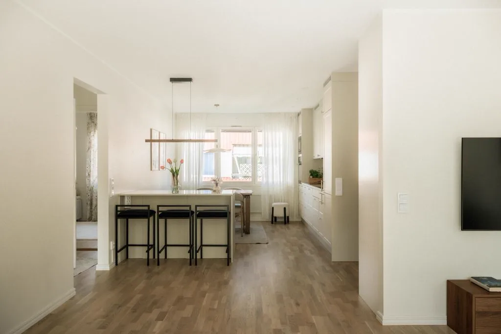 Renovated kitchen in central Stockholm